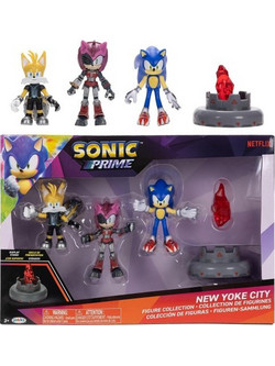 Jakks Pacific Sonic Prime New Yoke City Σετ Φιγούρες Δράσης για 3+ Ετών 6.5cm