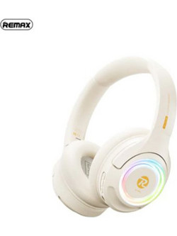 Remax RB-760HB Ενσύρματα & Ασύρματα Bluetooth Ακουστικά Over Ear με Noise Cancelling Λευκά