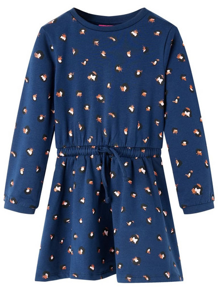 vidaXL Παιδικό Φόρεμα Navy Μπλε 13577
