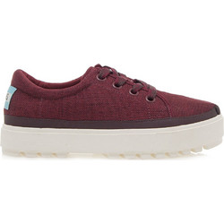 Toms Γυναικεία Sneakers Flatforms Μπορντό 10016782
