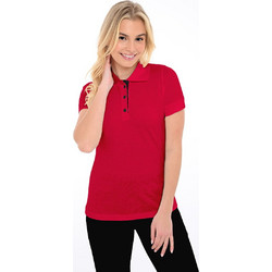 Bodymove Γυναικεία Αθλητική Μπλούζα Polo Κόκκινη 1401
