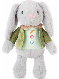 Amek Toys Grey Vest Rabbit Green 23cm 011036-2