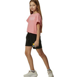 Body Action Παιδικό Crop Top Κοντομάνικο Κοραλί 052404-08C