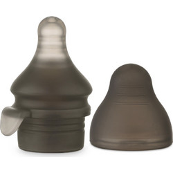Haakaa Squeeze & Feed Θηλή Σιλικόνης για Μπιμπερό 6m+ Αργής Ροής 1τμχ
