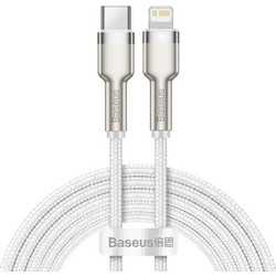 Baseus Cafule Braided USB-C to Lightning Cable 20W 2m White CATLJK-B02