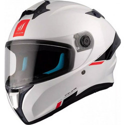MT Targo S A0 White Red Κράνος Μηχανής Full Face 1450gr
