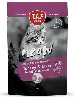 Taf Pets Neow Kitten Liver & Turkey 80gr