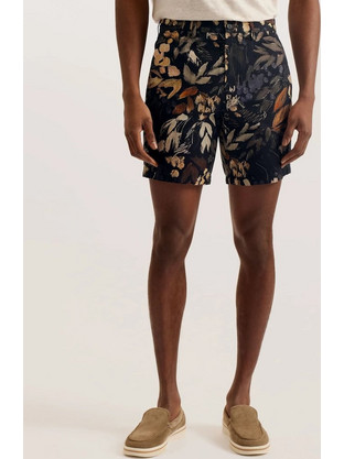 Ted Baker Ανδρικό Σορτς Υφασμάτινο Μαύρο 275308