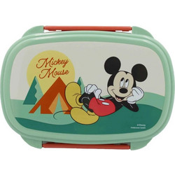 Gim Mickey Πλαστικό Παιδικό Σετ Δοχείο Φαγητού Πολύχρωμο
