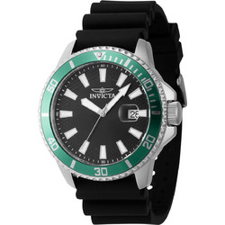 Invicta Pro Diver Ανδρικό Ρολόι με Μαύρο Καουτσούκ Λουράκι 46129