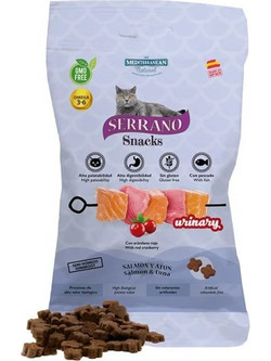 Mediterranean Natural Serrano Snack Urinary Salmon & Tuna 50gr
