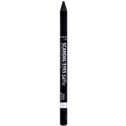 Rimmel Scandal'Eyes 001 Black Μολύβι Ματιών Αδιάβροχο 1.3gr