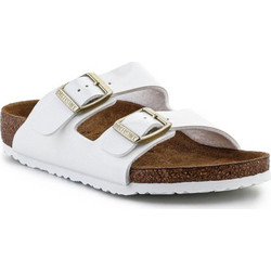 Birkenstock Arizona Παιδικές Παντόφλες Καλοκαιρινές Λευκές 102715