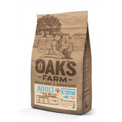 Oak's Farm Grain Free All Adult White Fish 2kg