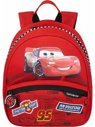 Samsonite Disney Cars McQueen Σχολική Τσάντα Πλάτης Νηπιαγωγείου Κόκκινη 14803