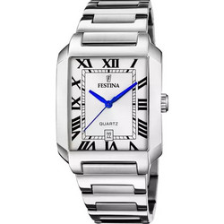 Festina Ανδρικό Ρολόι με Ασημί Μεταλλικό Μπρασελέ F20677/1