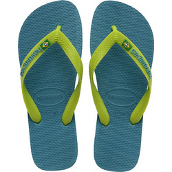 Havaianas Brasil Logo Ανδρικές Σαγιονάρες Αντιολισθητικές Βεραμάν 4110850-4974