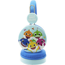 Celly Baby Shark Ενσύρματα Παιδικά Ακουστικά On Ear Μπλε Γαλάζια