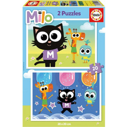 Παιδικό Puzzle Educa Milo 2x20 Κομμάτια