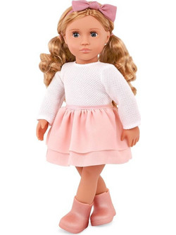Our Generation Effie with Pink Frilly Skirt