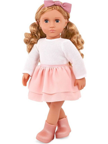Our Generation Effie with Pink Frilly Skirt