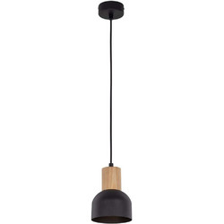 TK Lighting Cairo Κρεμαστό Φωτιστικό Οροφής Μονόφωτο E27 Μαύρο 4894