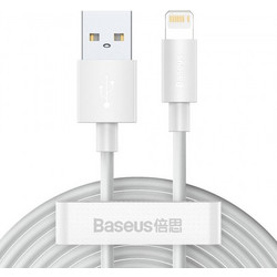 Baseus TZCALZJ-02 USB-A to Lightning Cable 1.5m White 6953156230316