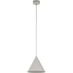 TK Lighting Cono Κρεμαστό Φωτιστικό Οροφής Μονόφωτο E27 Μπεζ 10072