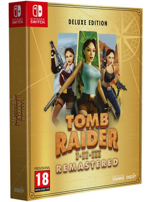 Tomb Raider 1 & 2 & 3 Remastered Deluxe Edition Nintendo Switch