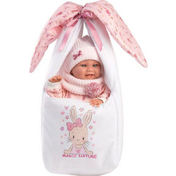 Llorens Newborn Κορίτσι με Μάρσιπο 40cm 73802