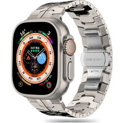 Tech-Protect Stainless Line Λουράκι Μεταλλικό Silver (Apple Watch 42 / 44 / 45 / 49mm)