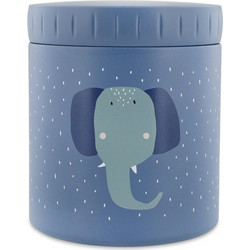 Trixie Mrs. Elephant Ανοξείδωτο Παιδικό Δοχείο Φαγητού Ισοθερμικό Μπλε 500ml