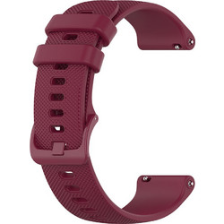 Techsuit Watchband W006 Λουράκι Σιλικόνης Burgundy (Universal 22mm)