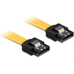 DeLOCK 82809 Καλώδιο Σκληρού Δίσκου 7-Pin SATA III to 7-Pin SATA III 0.5m Yellow