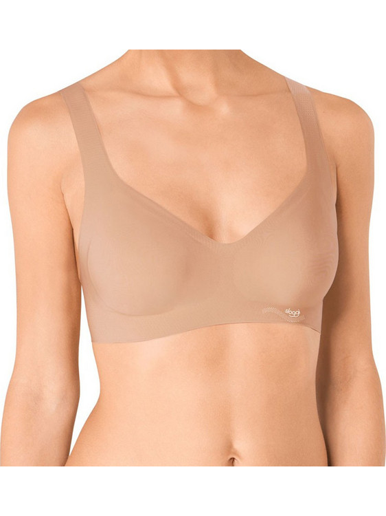 Sloggi Zero Feel Bralette Push Up χωρίς Μπανέλα Μπεζ 10186738-00SH