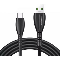 Awei CL-115T USB-A to USB-C 1m Black 6954284000864
