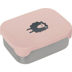 Ecolife Sheep Ανοξείδωτο Παιδικό Δοχείο Φαγητού Ροζ 800ml