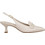 Tamaris Γόβες Slingback Δερμάτινες με Λεπτό Χαμηλό Τακούνι Εκρού 1-29606-42-418