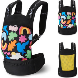 Kinderkraft Huggy Μάρσιπος με Μέγιστο Βάρος 20kg Happy Shapes