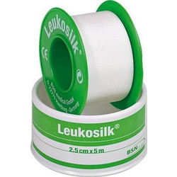 Leukoplast Leukosilk Μεταξωτή Επιδεσμική Ταινία 2.5cm x 5m