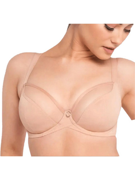 Curvy Kate Σουτιέν Balconette με Ελαφριά Ενίσχυση με Μπανέλα Nude CK037100