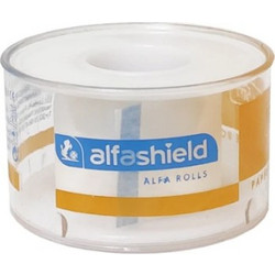 Alfashield Alfa Rolls Χάρτινη Επιδεσμική Ταινία 2.5cm x 5m