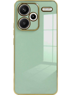 Bodycell Gold Plated Back Cover Mint Green (Xiaomi Redmi Note 13 Pro Plus)