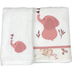 Baby Star Elephant Σετ Βρεφικές Πετσέτες 2τμχ 1450
