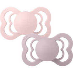 BIBS Supreme Ορθοδοντικές Πιπίλες Σιλικόνης 0m+ Blossom Dusty Lilac 2τμχ