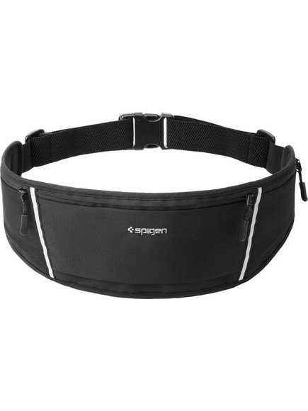 Spigen Dynamic Τσαντάκι Μέσης για Τρέξιμο Μαύρο AMP04618