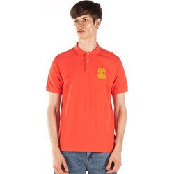Franklin & Marshall Ανδρική Μπλούζα Polo Κοντομάνικη Κοραλί JM6005.000.3009P01-322