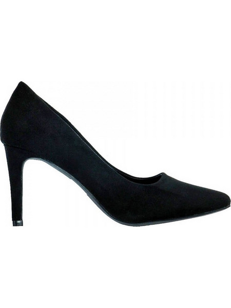 Blondie Γόβες Suede με Τακούνι Στιλέτο Μαύρες 37/108