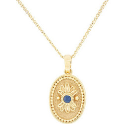 Million Diamonds Γυναικείο Κολιέ από Χρυσό 14K με Ζαφείρι MK18706