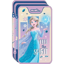 Must Disney Frozen Feel The Spirit Κασετίνα Γεμάτη με 3 Θήκες Λιλά 000564393